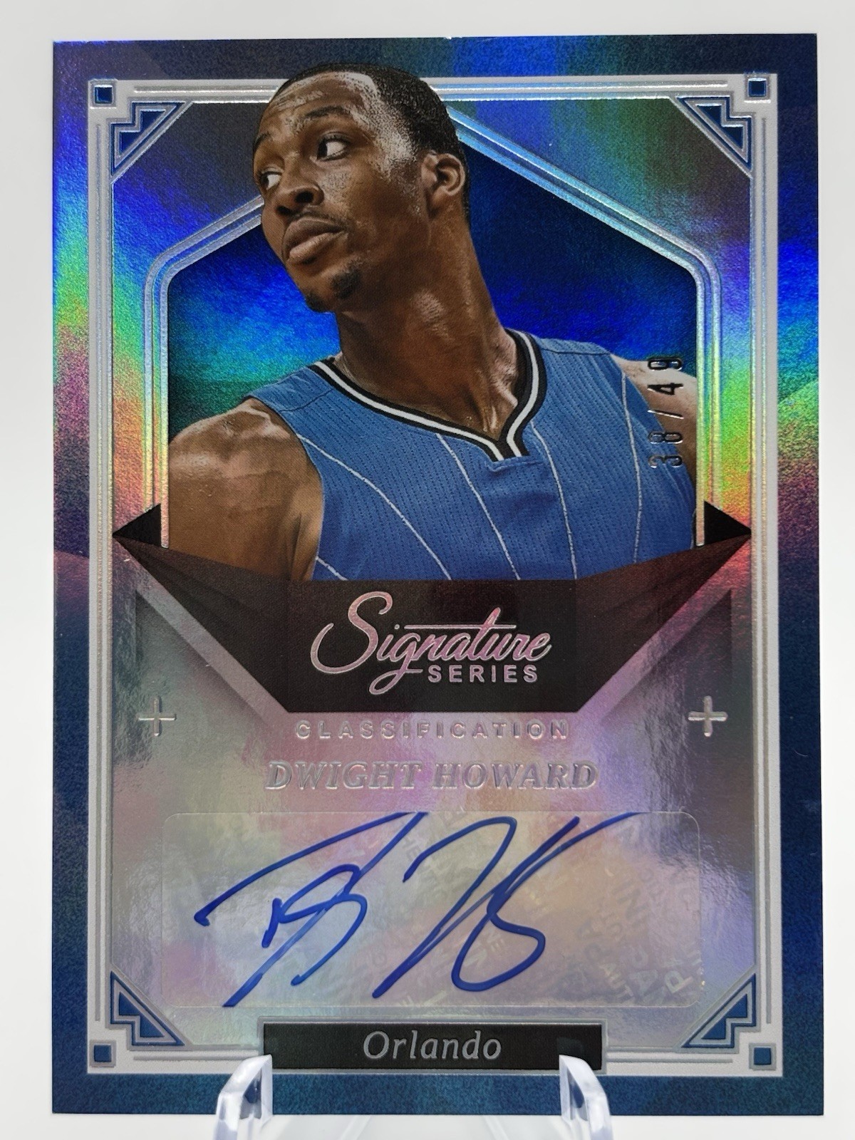 2025-26 Panini Signature Series Refractor Dwight Howard  Auto 37/49 Magic