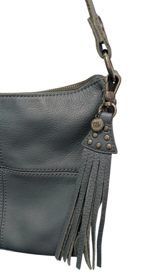 Bandolera The Sak Silver Lake City. Cuero genuino. Foto 2 de 4