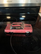 vtg 1960s Ford Falcon Tin Litho Friction Toy Car Bandai NICE see pics japan