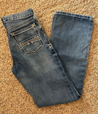 Ariat Youth Boy  s Size 16 B4 Relaxed Fit Bootcut Jeans with Adjustable Waist