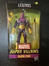 Hasbro Marvel Legends Baron Zemo 6    Walgreens Super  Villians Exclusive New 2022