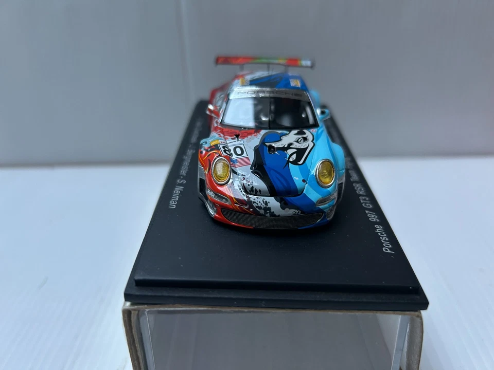 SPARK LM S1904 Porsche 997 GT3 RSR #80 24h Le Mans 2007 J. Van Overbeek 1/43 - Photo 3/4