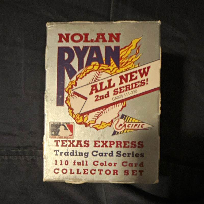 Pacific 1992 Nolan Ryan Texas Rangers Texas Express 110-Card Collector Set