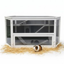 Hamsterk&auml;fig Kleintierk&auml;fig Nagerk&auml;fig Holz Nagerstall K&auml;fig Kleintiervoliere