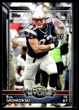 Rob Gronkowski 2015 Topps #312 Patriots NFL READ FREE SHIPPING AutographDen