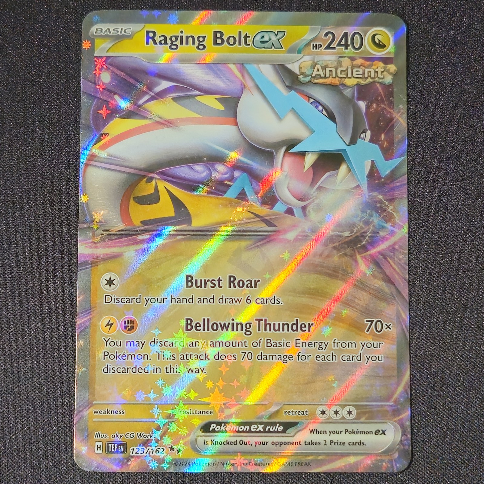 Raging Bolt ex - Double Rare - SV05: Temporal Forces #123/162 - NM
