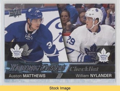 2016 Upper Deck Young Guns Checklist Auston Matthews William Nylander READ 00so