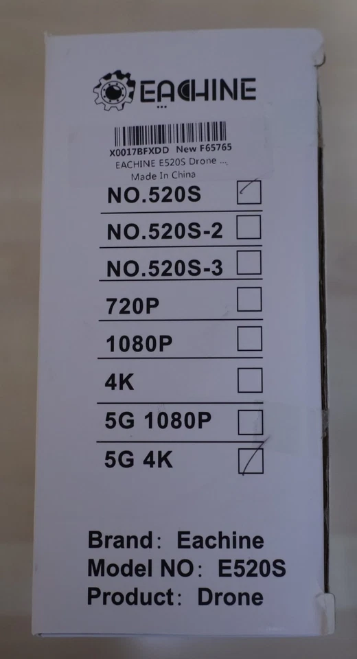 EACHINE E520S GPS Drohne mit 4k HD Kamera,5G - neuwertig + 2 Bücher - Bild 4 von 4