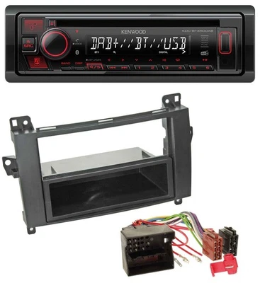 Kenwood MP3 CD USB Bluetooth DAB Autoradio für Mercedes A-Klasse 04-12 W169 C169 - Bild 1 von 4