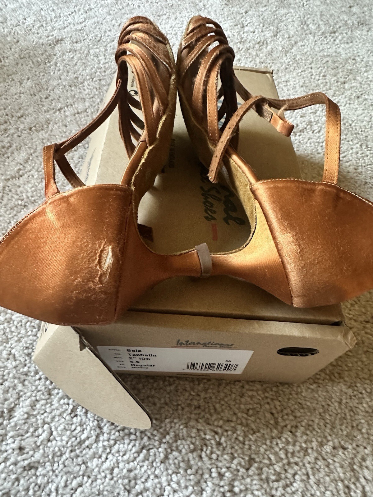 International Dance Shoes: Bela Rhythm Shoes With 2” IDS Heel
