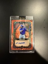 Ismael Mena 2023 Wild Card 5 Card Draw Auto Modern Orange 4/5 San Diego Padres