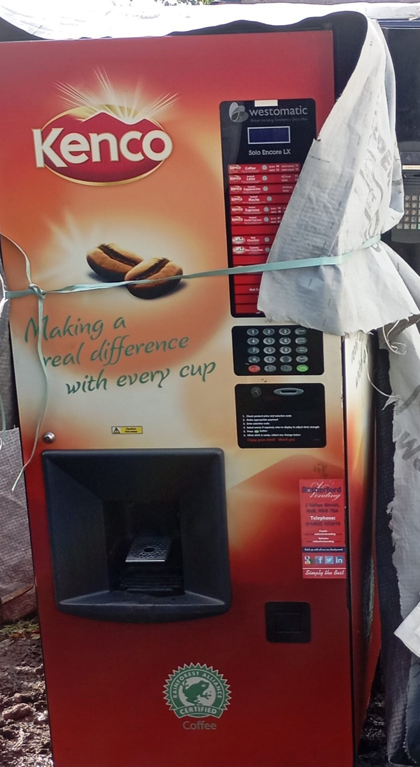Westomatic Solo Encore XL Hot Drinks Vending Machine | Coffee Tea Chocolate
