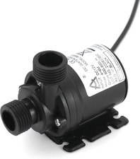 Submersible Water Pump DC 12V Brushless 800 L/H 5m 19W 1/2" Fountain Pool Solar