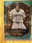 KONNOR GRIFFIN 2025 BOWMAN CHROME VIP-20 AQUA REFRACTOR PIRATES 64/125 🔥🔥