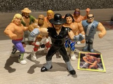 Hasbro WWF Sid, Marty Janetty, Undertaker, Repo-Man, Skinner, Hart Virgil & Macho