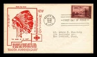DR JIM STAMPS US COVER NEW MEXICO CENTENNIAL FDC SCOTT 944 THERMOGRAPHED