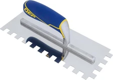 Comfort Grip Stainless Steel Trowel Square-Notch 1/2" x 1/2" x 1/2"