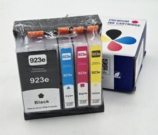 New Premium Ink Cartridges 923XL Set of 4 - Black Cyan Yellow Magneta