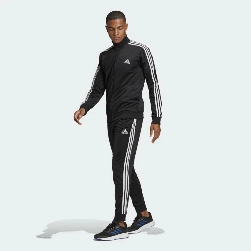 adidas Men's Primegreen Essentials 3-Stripes Track Suit (Jacket & Pant) GK9651
Opens in a new window