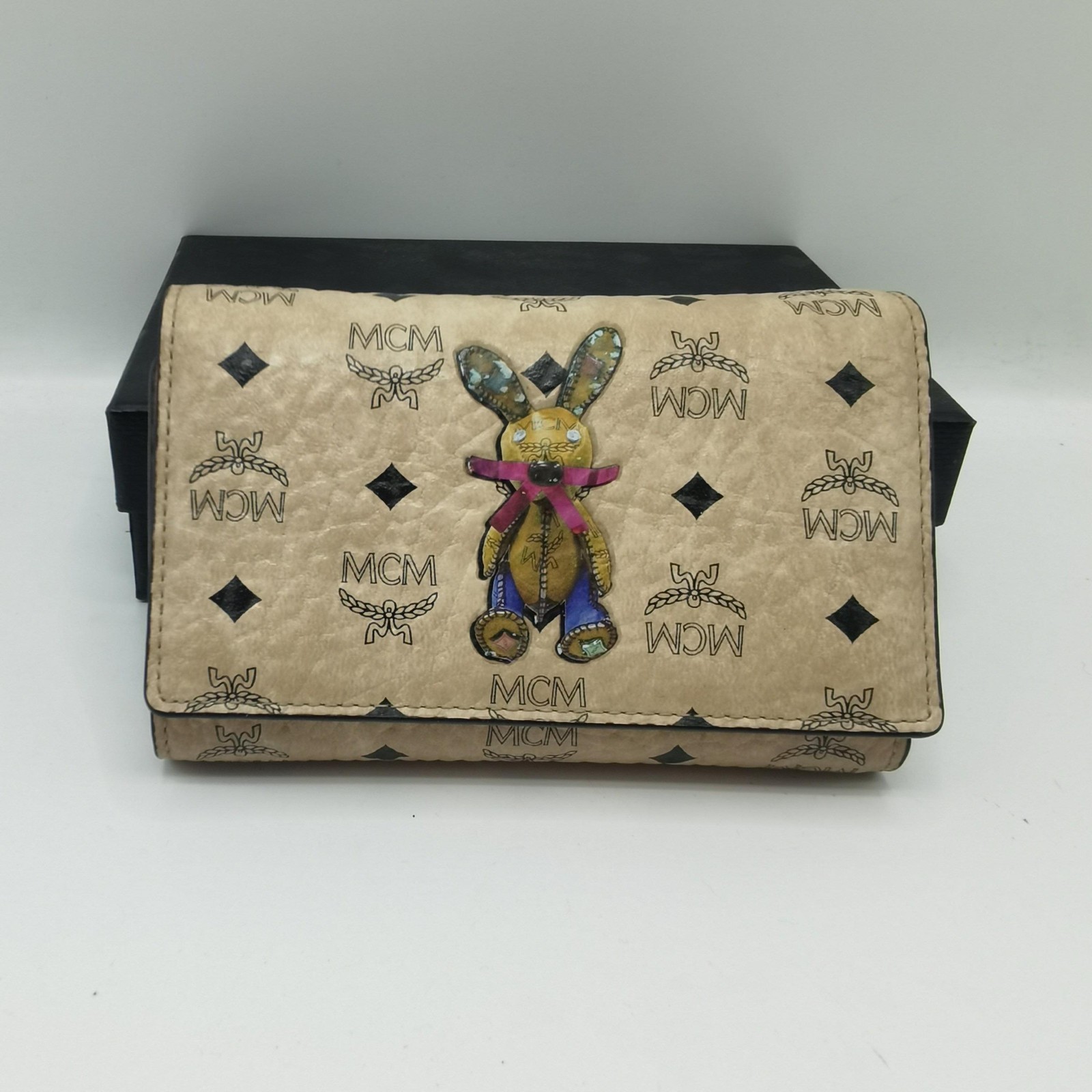 MCM Visetos Rabbit Compact Wallet - ## image 3