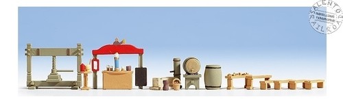 Noch 14801 set arredo da esterno per birreria in scala 1:87 H0 | Zustand: Nuovo