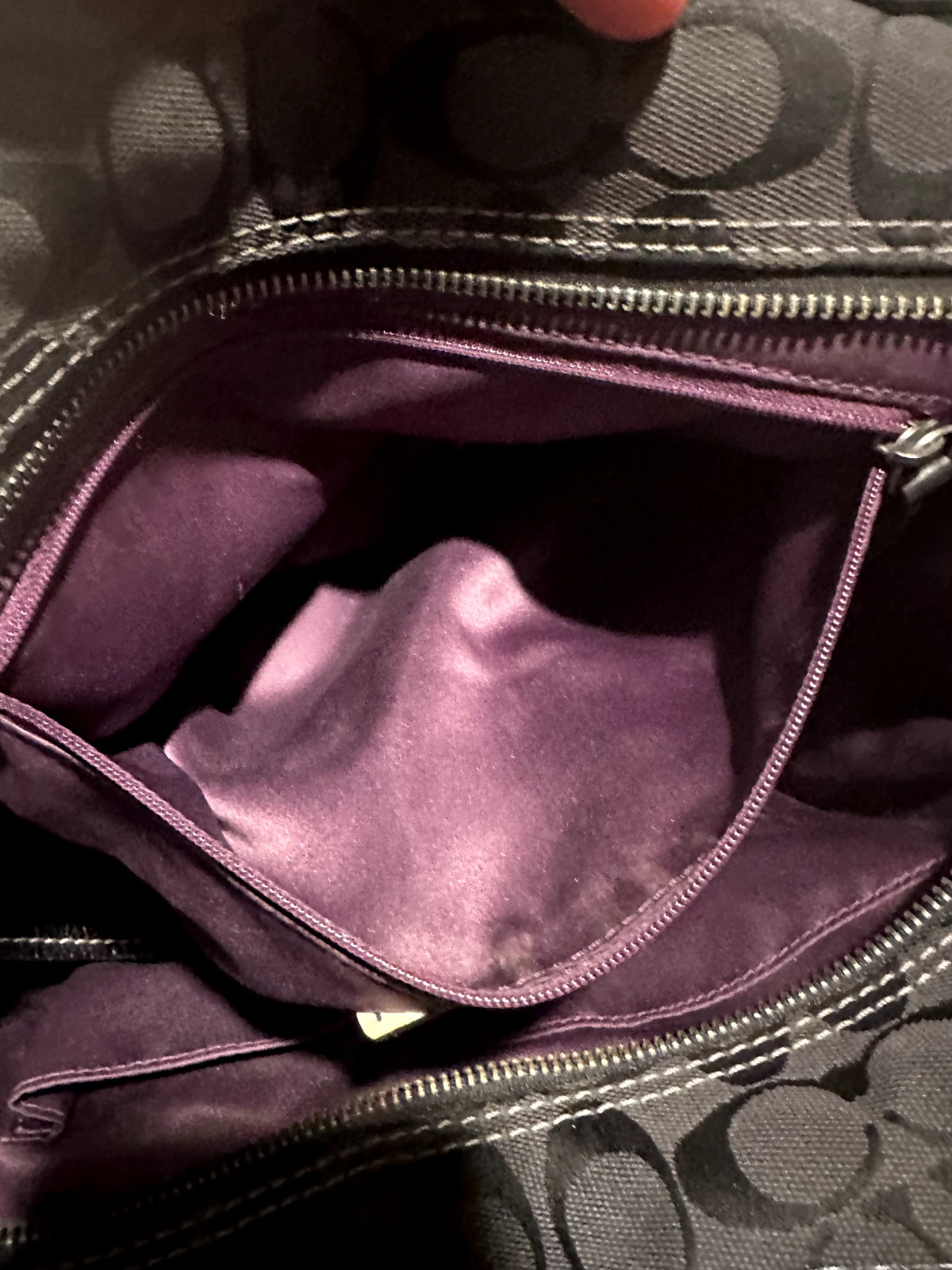 Coach Bleecker Black Patchwork Tote Good Conditio… - image 6