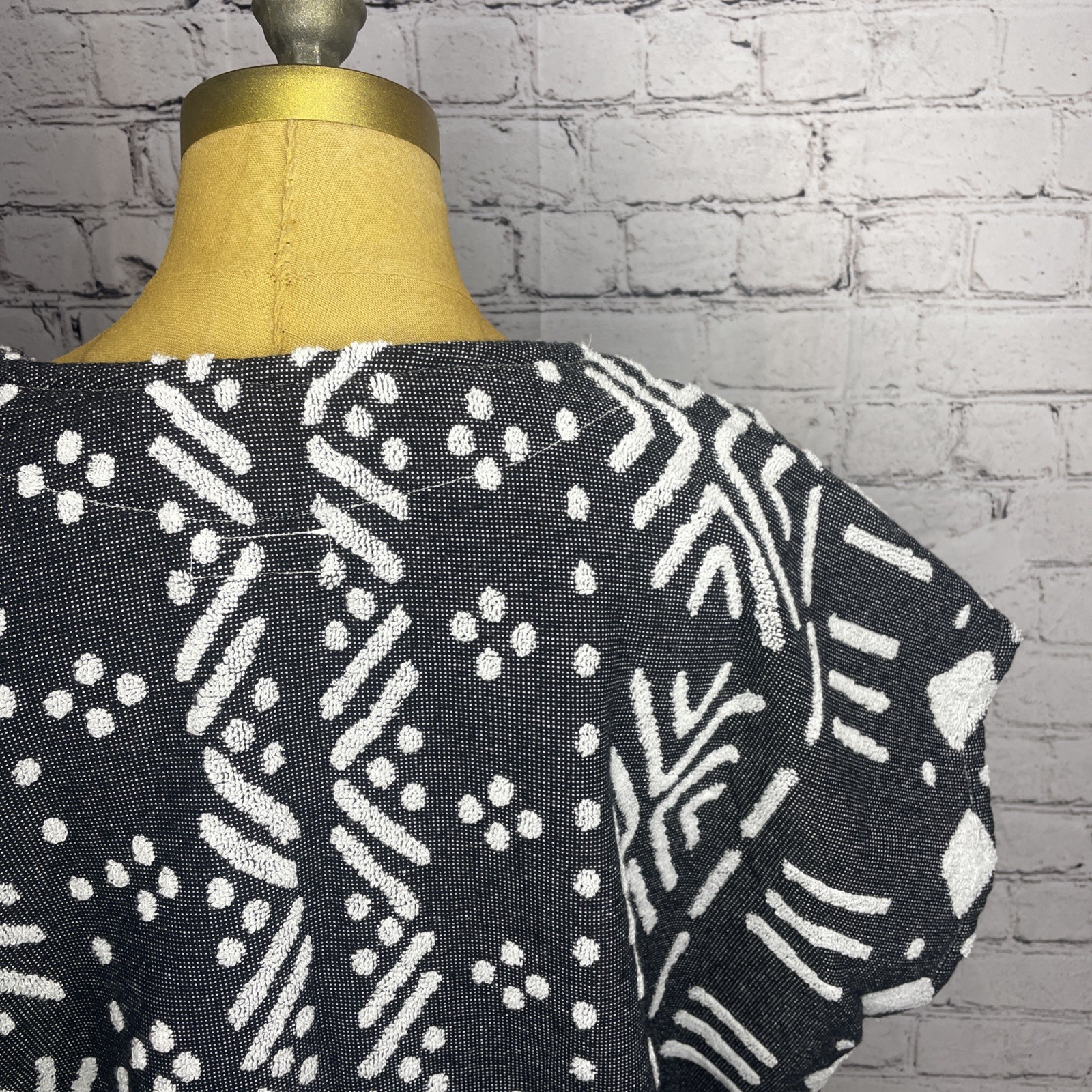 Sand Cloud Drawstring Oversized Terry Coverup Top… - image 8