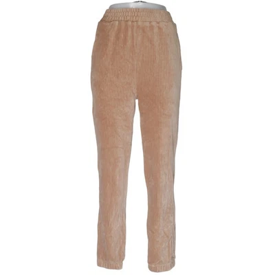 H&M, pantalon en cordon, taille : XS, beige, coton/élasthanne/polyester, rayu... - Photo 1/4