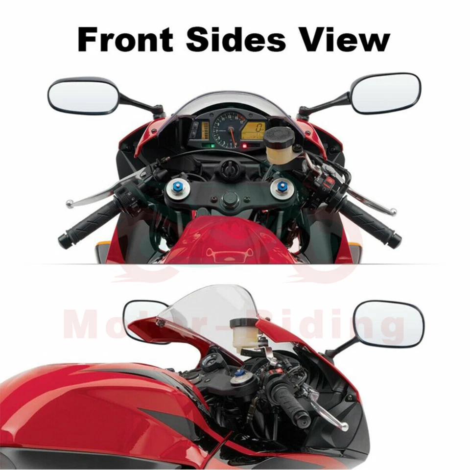 Espejos retrovisores de motocicleta para Honda CBR250R 2011-2013 CBR500R 2012-2014 CBR300R 2015 A Foto 4 de 4