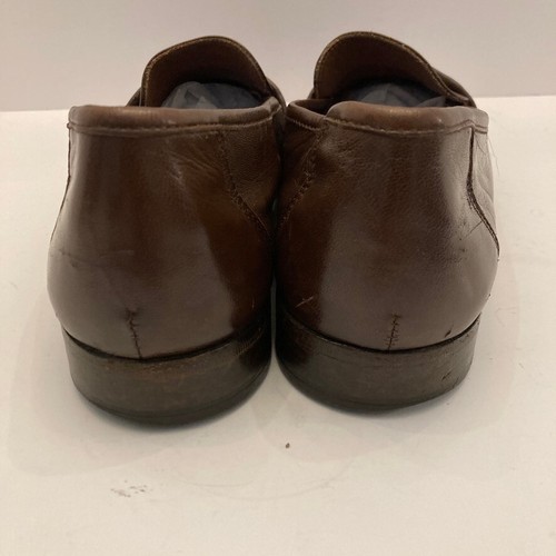Vintage Florsheim Imperial Loafers Mens 9 D 93020 Brown Leather Made in Italy - Picture 8 of 14