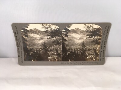 Real Photo Stereoview Majestic Mountain World Colorado Ouray from the Heights 