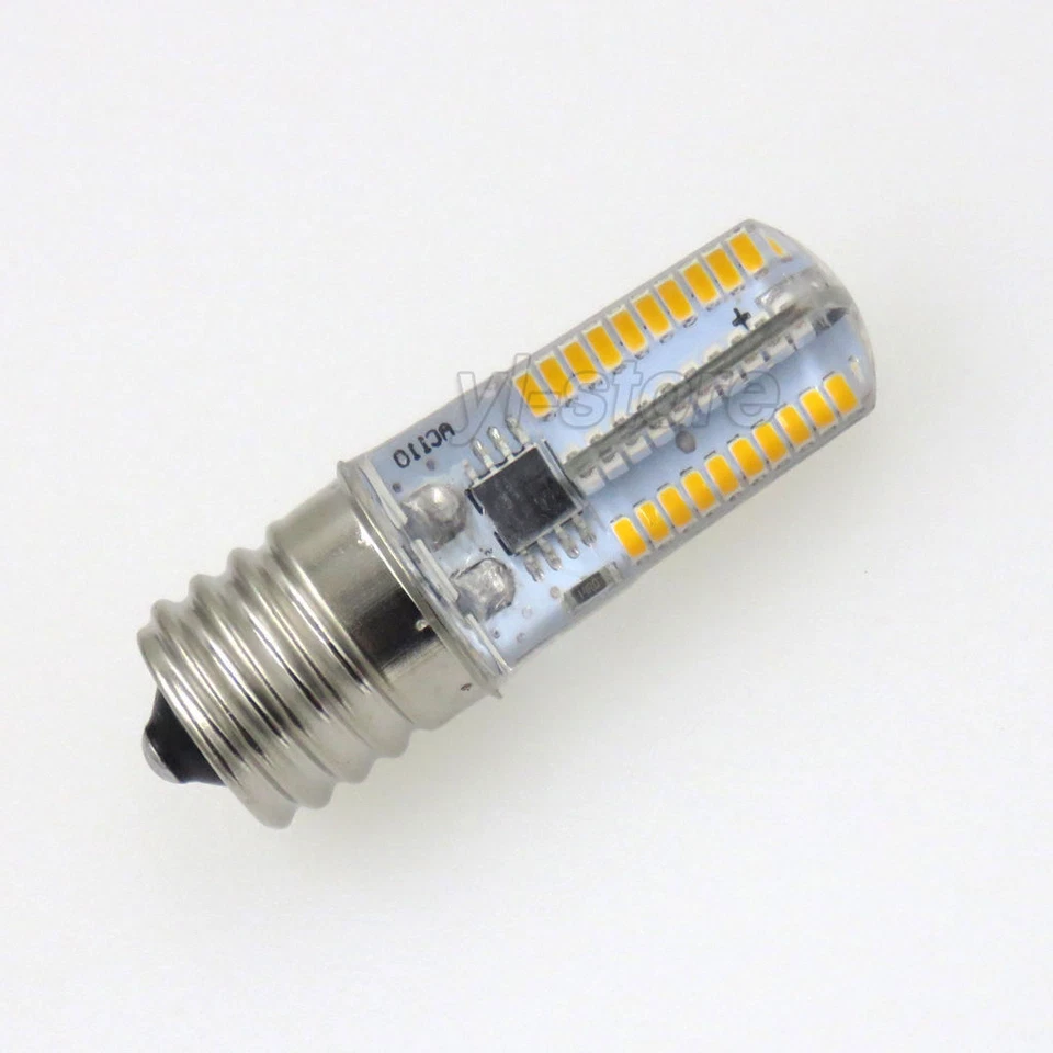 E17 Intermediate C9 Bulb 3014 SMD LED Silicone Light Fit Microwave/Sewing Lamp - Image 2 of 4