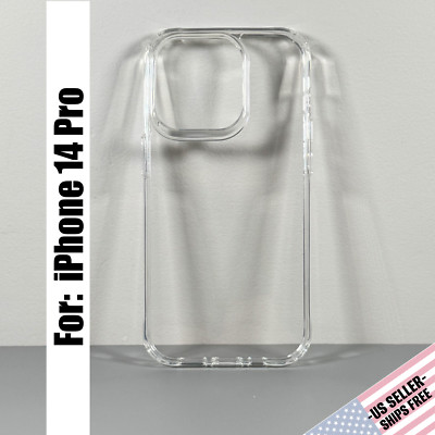 Case for iPhone 14 Pro - Basic Clear | Slim Fit + Soft Grip | Minimalist Cover