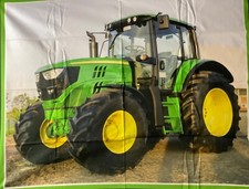 Digital John Deer Tractor Fabric Panel