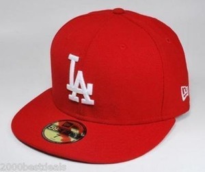 white la dodgers hat