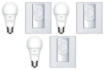 (case of 3 kits) C by GE Wire-free Switch Starter Pack with Soft White LED A19