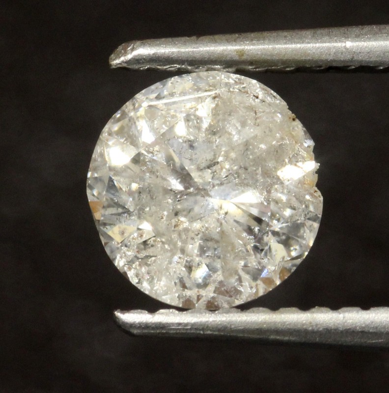 natural earth mined Clarity Enhanced loose 1.12ct carats I3 J round diamond