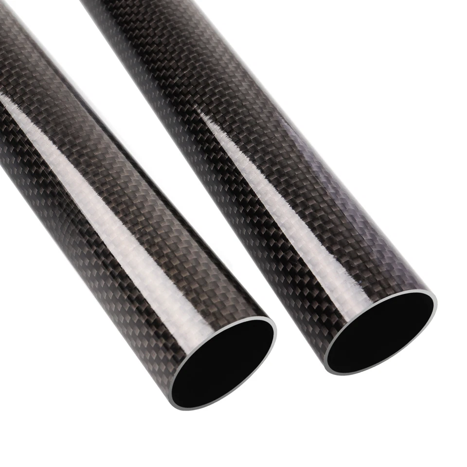 3K Carbon fiber pipe OD 6 8 10 12 14 16 18 20 22 23 24 26 25 27 30 32 40 L 500mm - Image 3 of 4