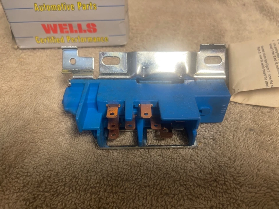 NOS WELLS LS442 GM STARTER SWITCH 1969-77 OLDS 1971-77 PONTIAC 1968-78 CHEVY - Imagem 4 de 4