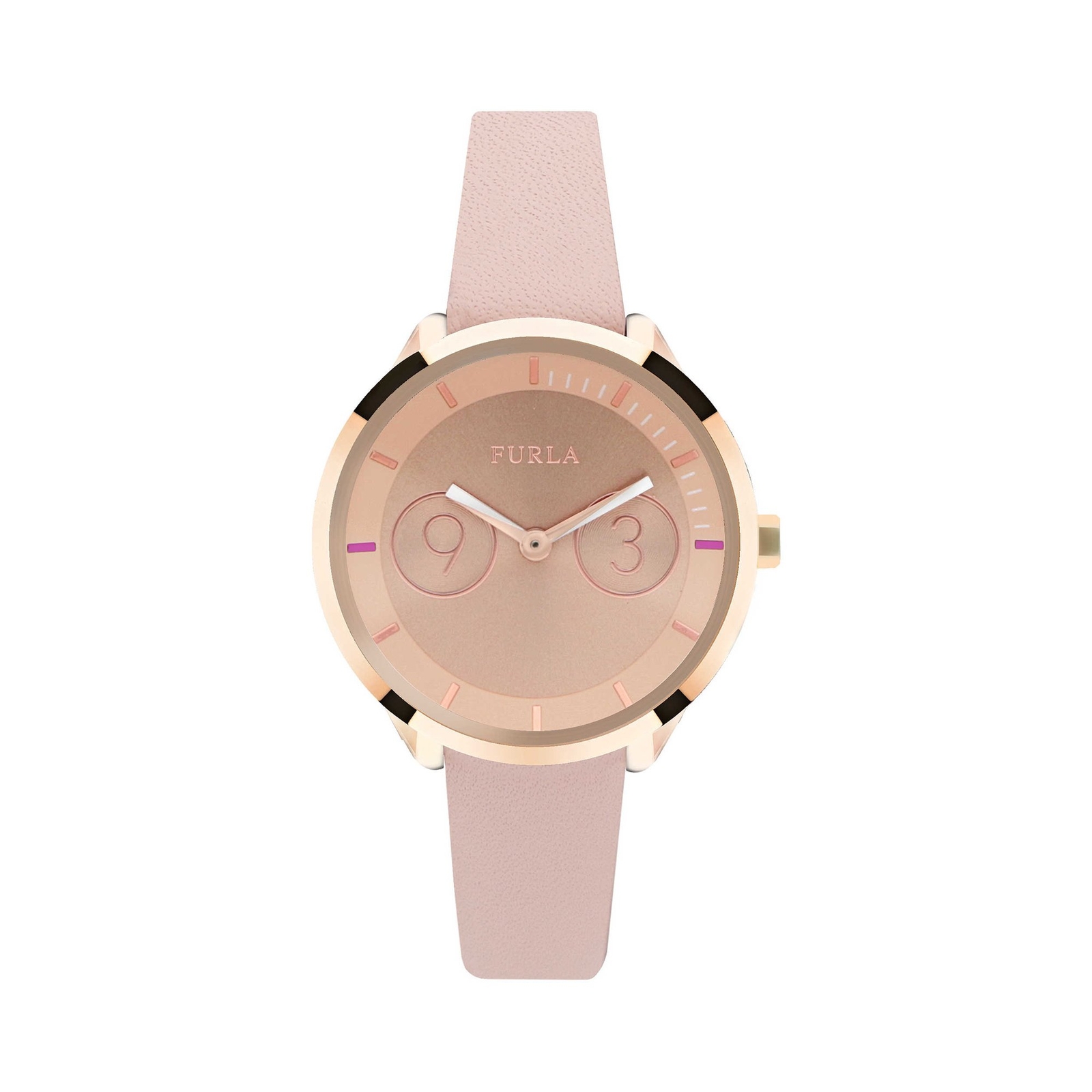 Orologio Donna FURLA METROPOLIS R4251102511 Vera Pelle Rosè Rosa Slim