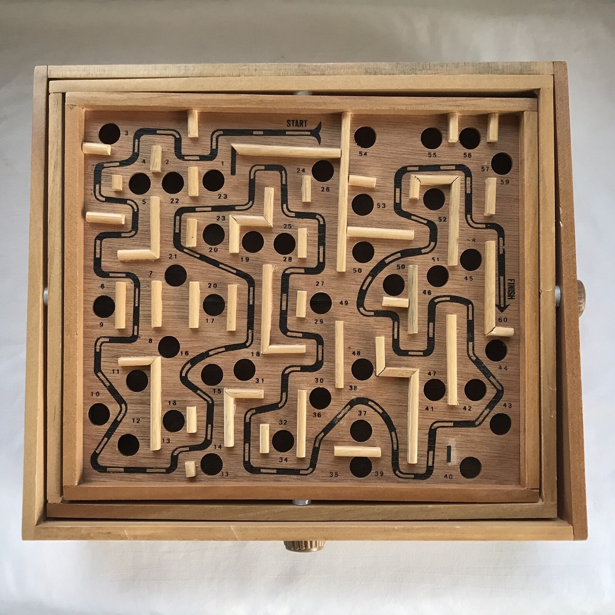 知育玩具 Varis Toys Castle Labyrinth Labyrinth Wooden Puzzle Maze Game Wood Tilt Skill by