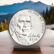 2006-P  Gem BU Jefferson Nickel from OBW Roll FAST FREE SHIPPING