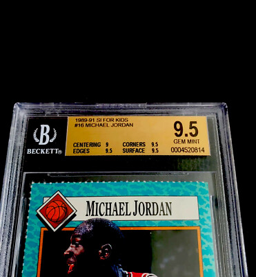 MICHAEL JORDAN RARE 1989 Sports Illustrated SI For Kids GEM MINT