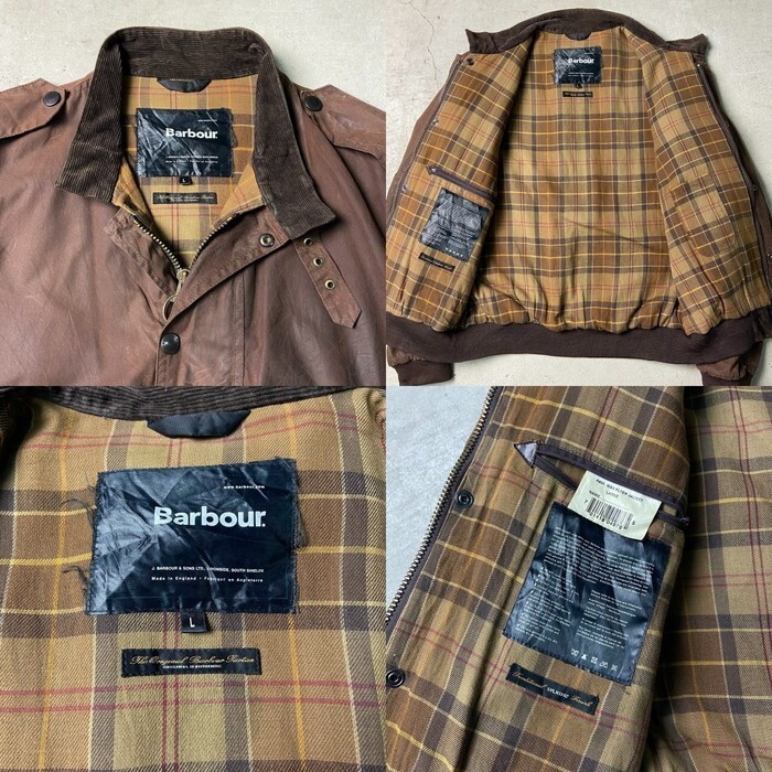 Barbour WAX FLYER JACKET A-2 ブルゾン ブラウン Barbour WAX FLYER JACKET A-2 ブルゾン ブラウン Barbour WAX