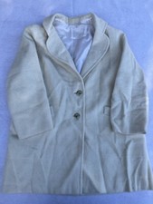 Vintage Jacket Cream White Approx Size 14/16 Wool Blend See Measurements