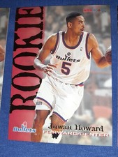 Juwan Howard 1994-95 NBA Hoops #378 Washington Bullets RC Rookie card RC. rookie card picture