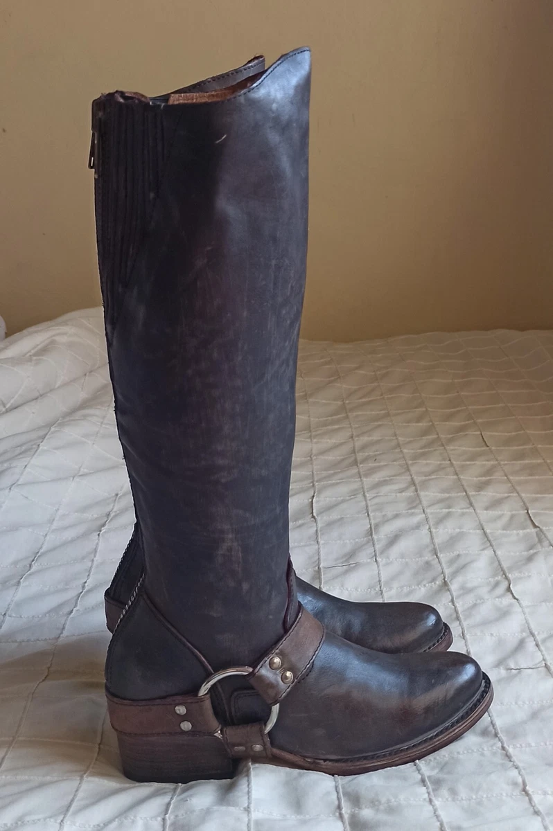 Freebird By Steven Womens Sterling Western Leather Tall Boots Size