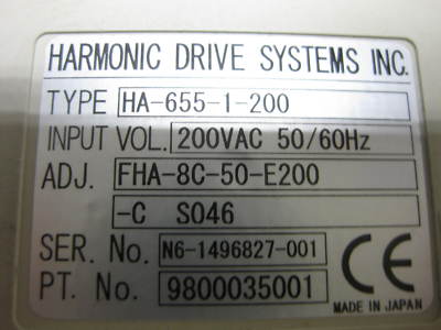 HARMONIC Servo Driver HA-655-1-200 180 days Warranty # | eBay