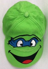 TMNT Teenage Mutant Ninja Turtles Green Baseball Cap Hat Nickelodeon One Size