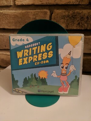 Harcourt Writing Express CD Rom - Grade 4 - Homeschool - New and Sealed 